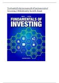 Test bank for Fundamentals of Investing&comma; 14th Edition by Scott B&period; Smart