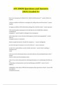 ATC ENON Questions and Answers   2025&vert; Graded A&plus;