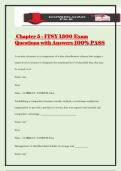 Chapter 5 - ITSY 1300 Exam Questions with Answers 100&percnt; PASS
