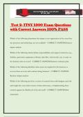 Test 2- ITSY 1300 Exam Questions with Correct Answers 100&percnt; PASS