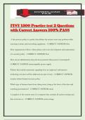 ITSY 1300 Practice test 2 Questions with Correct Answers 100&percnt; PASS