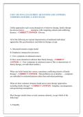 COUC 601 Final Exams Prep Questions and Answers &vert; Update &vert; 100&percnt; Correct