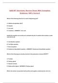 AAB MT CHEMISTRY EXAM 2025 WITH 100&percnt; ACCURATE SOLUTIONS