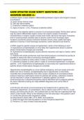 SAEM UPDATED EXAM SCRIPT QUESTIONS AND ANSWERS GRADED A&plus;