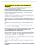 SAPPC CORE EXAM TEST QUESTIONS AND ANSWERS GRADED A&plus;