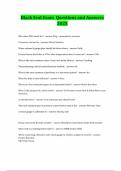 Black Seal Exam  Questions and Answers   2025