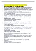 MICHIGAN STATE BRAKES STUDY GUIDE EXAM QUESTIONS AND SOLUTIONS RATED A&plus;