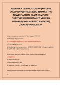 NAVEDTRA 15009B&comma; YEOMAN &lpar;YN&rpar; 2026 EXAM&sol; NAVEDTRA 15009C&comma; YEOMAN &lpar;YN&rpar; NEWEST ACTUAL EXAM COMPLETE QUESTIONS WITH DETAILED VERIFIED ANSWERS &lpar;100&percnt; CORRECT ANSWERS&rpar; &sol;ALREADY GRADED A&plus;