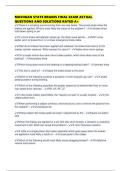 MICHIGAN STATE BRAKES FINAL EXAM ACTUAL QUESTIONS AND SOLUTIONS RATED A&plus;