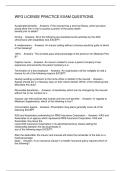 WFG LICENSE PRACTICE EXAM QUESTIONS