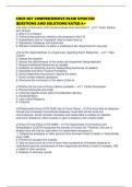 CDCR SGT COMPREHENSIVE EXAM UPDATED QUESTIONS AND SOLUTIONS RATED A&plus;