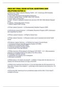 CDCR SGT FINAL EXAM ACTUAL QUESTIONS AND SOLUTIONS RATED A&plus;