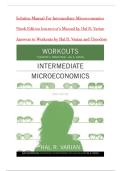 Solution Manual For Intermediate Microeconomics Ninth Edition Instructor&rsquo;s Manual by Hal R&period; Varian Answers to Workouts by Hal R&period; Varian and Theodore C&period; Bergstrom&vert;&vert;latest2026