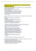 NEBRASKA MPJE EXAMINATION SET QUESTIONS AND ANSWERS RATED A&plus;