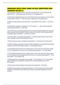 NEBRASKA MPJE FINAL EXAM ACTUAL QUESTIONS AND ANSWERS RATED A&plus;