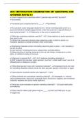 UHC CERTIFICATION EXAMINATION SET QUESTIONS AND ANSWERS RATED A&period;pdf