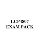 LCP4807 EXAM PACK 2026