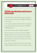 PTCB exam Questions and Answers 100&percnt; PASS