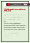 PTCB Exam Questions and Answers 100&percnt; PASS