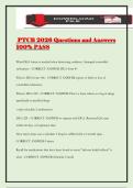 PTCB 2026 Questions and Answers 100&percnt; PASS