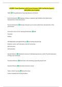 ACVREP- Exam Questions with Correct Answers 100&percnt; Verified by Experts&vert;  2025&sol;2026 Latest Update 