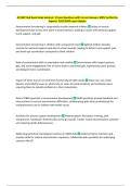 ACVREP Red Book Study Guide pt&period; 2 Exam Questions with Correct Answers