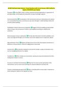 ACVREP Red Book Study Guide pt&period; 1 Exam Questions with Correct Answers
