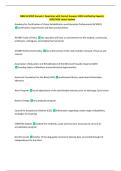 O&M ACVREP Domain 1 Questions with Correct Answers 100&percnt; Verified