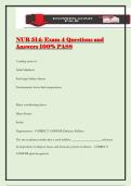 NUR 514&colon; Exam 4 Questions and Answers 100&percnt; PASS
