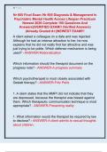 Nr 605 Final Exam &sol;Nr 605 Diagnosis & Management In  Psychiatric Mental Health Across Lifespan Practicum  Newest 2026 Complete 150 Questions And  Answers&vert;&vert;VERIFIED EXAM&excl;&excl; &lpar;Verified Answers&rpar;  &vert;Already Graded A&plus;&vert;&vert;NEWEST EXAM&excl;&excl;&excl;