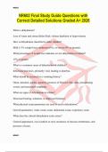 NR602 Final Study Guide Questions with Correct Detailed Solutions Graded A&plus; 2026