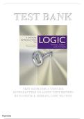 Test Bank - A Concise Introduction to Logic&comma; 13th Edition by Patrick J&period; Hurley &vert; All Chapters