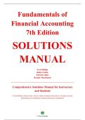 Complete Solutions Manual &mdash; Fundamentals of Financial Accounting&comma; 7th Edition &mdash; Fred Phillips &mdash; ISBN 9781264836147 &mdash; &lpar;All Chapters Covered 1&ndash;13&comma; Solutions Included&rpar;