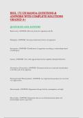 BIOL 172 UH MANOA QUESTIONS & ANSWERS WITH COMPLETE SOLUTIONS GRADED A&plus;