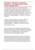 ALS ACLS - Red Cross Final Exam Questions &plus; Verified Answers 100- correct&comma; Update 2026