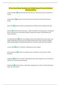 AP Euro Exam Review Questions and Verified Answers&sol;Accurate Solutions