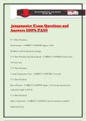 jumpmaster Exam Questions and Answers 100&percnt; PASS