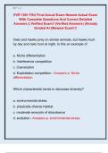 EVR 1001 FSU Final Actual Exam Newest Actual Exam  With Complete Questions And Correct Detailed  Answers &vert;&vert; Verified Exam&excl;&excl; &lpar;Verified Answers&rpar; &vert;Already  Graded A&plus;&vert;&vert;Newest Exam&excl;&excl;&excl; 