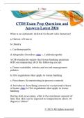 CTBS Exam Prep Questions and  Answers Latest 2026 