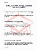 NURS 6050 - Quiz 2 Study Questions and Answers 2026