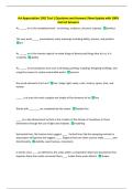 Art Appreciation 1301 Test 1 Questions and Answers&vert; New Update