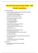 PN HESI Exit Exam &vert; Final Exam Study Guide 2026&sol;2027 &ndash; Accurate Questions&comma; Newest Version