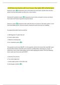 A5 ASE Brakes Exam Questions with Correct Answers &vert;New Update