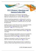 FCC-Element 1 Questions and  Answers Latest 2026