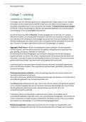 Complete samenvatting van alle colleges - neuropsychologie