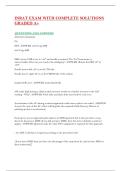 INRAT EXAM WITH COMPLETE SOLUTIONS GRADED A&plus;