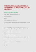 CTBS PRACTICE EXAM QUESTIONS & ANSWERS WITH COMPLETE SOLUTIONS GRADED A&plus;