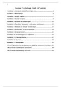 Samenvatting Sociale Psychologie 