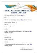 HPEX 310 Exam 1 VCU Questions and  Answers Latest 2026