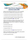 LMRT State Review Questions and  Answers Latest 2026 